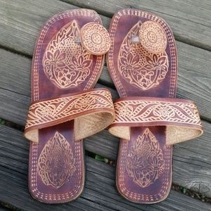 Boho Leather Sandals